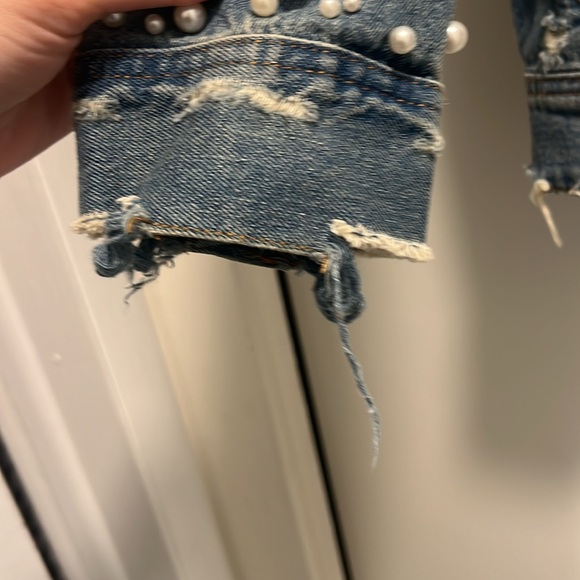 Sunset & Spring Pearl Jean Jacket - Picture 3 of 6